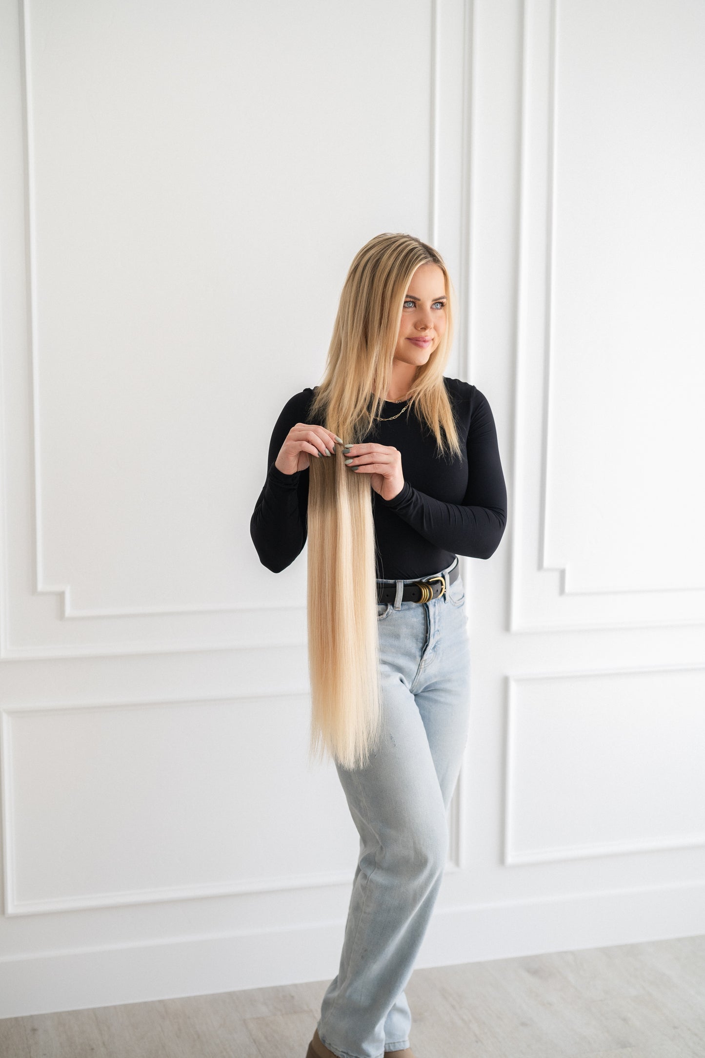 | HAZELNUT (ombré - Warm tones root) | GENIUS WEFT | 22"